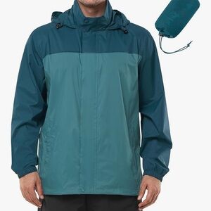 Outdoor Ventures Men's Packable Rain Jacket